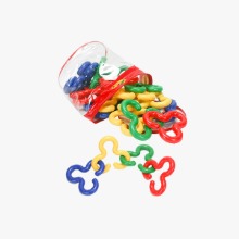 [에듀쉐이프]구름과자 링크-16p 유아 블럭 장난감