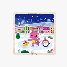 [비가] 핑크퐁 사계절퍼즐-겨울