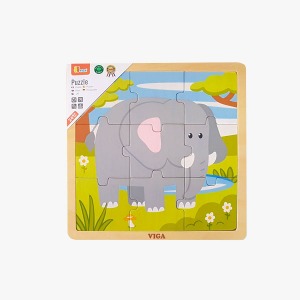 [비가] 9피스 퍼즐 코끼리