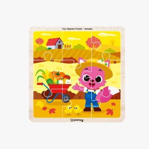 [비가] 핑크퐁 사계절퍼즐-가을
